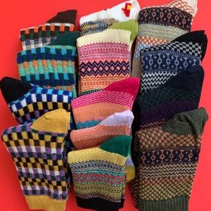 14 pairs Mixed Lot Mixed Color Socks - Men & Women